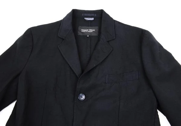 COMME des GARCONS HOMME DEUX Dyed Wool Mohair Jacket K-135415_002