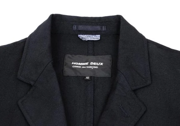 COMME des GARCONS HOMME DEUX Dyed Wool Mohair Jacket K-135415_003