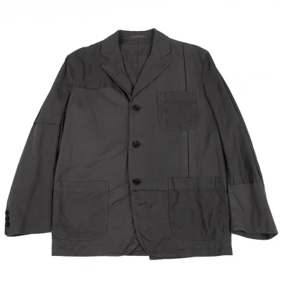 COMME des GARCONS HOMME Switching Dyed Cotton Linen Jacket