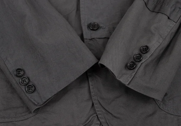 COMME des GARCONS HOMME Switching Dyed Cotton Linen Jacket K-135423_010