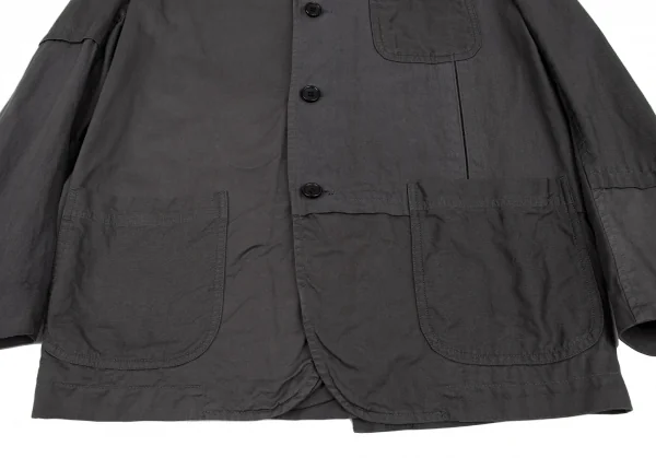 COMME des GARCONS HOMME Switching Dyed Cotton Linen Jacket K-135423_012