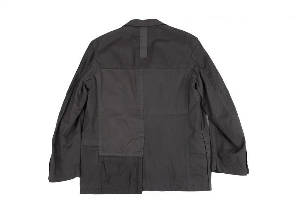 COMME des GARCONS HOMME Switching Dyed Cotton Linen Jacket K-135423_014