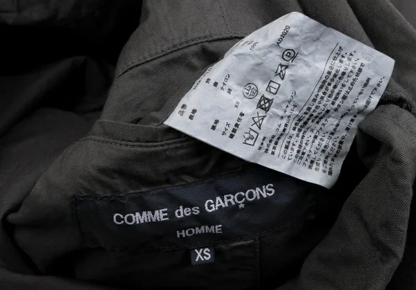COMME des GARCONS HOMME Switching Dyed Cotton Linen Jacket K-135423_020