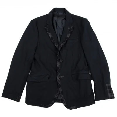 COMME des GARCONS HOMME Knit Piping Dyed Poly Jacket