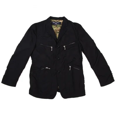 COMME des GARCONS HOMME Dyed Camouflage Puckering Jacket