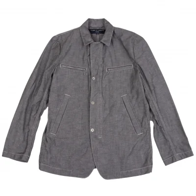 COMME des GARCONS HOMME Dyed Cotton Nylon Zip Jacket