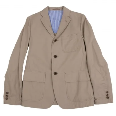 COMME des GARCONS HOMME Cotton Linen Patch Pocket Jacket