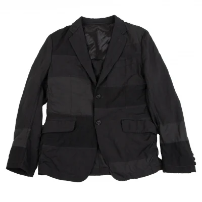 COMME des GARCONS HOMME Dyed Patchwork Poly Jacket