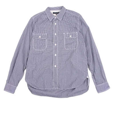 COMME des GARCONS HOMME Washed Checker Long Sleeve Shirt