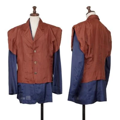 COMME des GARCONS Layered Silk Shirt Jacket