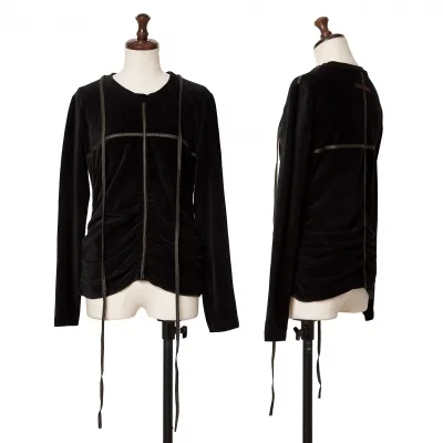 Jean Paul GAULTIER PARIS Corduroy Switching T Shirt