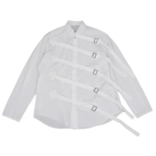 Jean Paul GAULTIER HOMME Belt Design Shirt White 48 K-135511_001