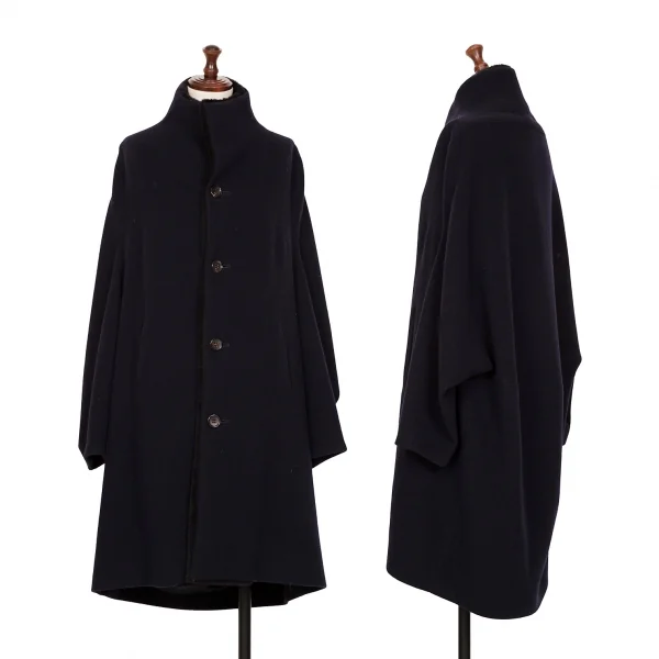 JUNYA WATANABE COMME des GARCONS Faux Fur Coat Navy XS K-135515_001