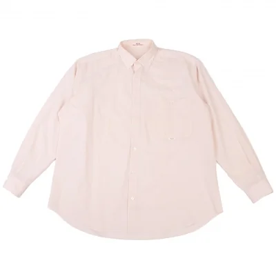Papas Cotton Collar Point Embroidery Long Sleeve Shirt