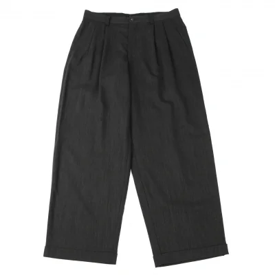 ISSEY MIYAKE MEN Wool Tuck Pants
