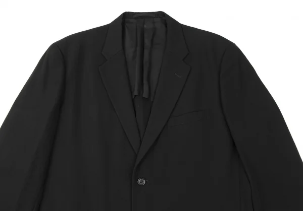 ワイズフォーメンY's for men ウールギャバ2Bテーラードジャケット 黒M K-135554_002