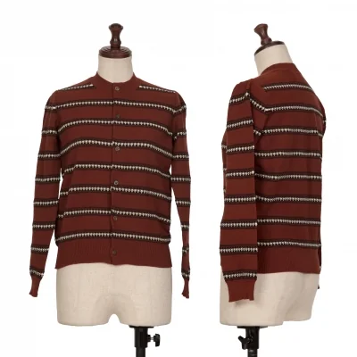 tricot COMME des GARCONS Nylon Jacquard Knit Cardigan