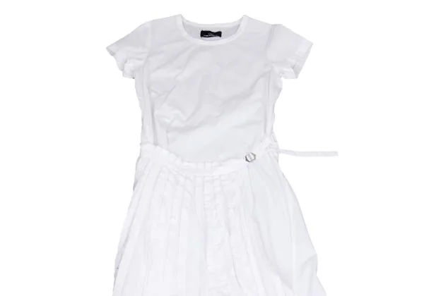 tricot COMME des GARCONS Front Belt Tuck Dress K-135569_003