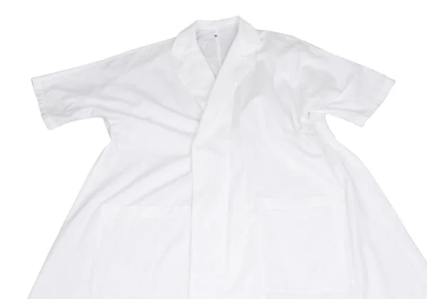 Y's Cotton Short Sleeve Long Coat K-135574_003