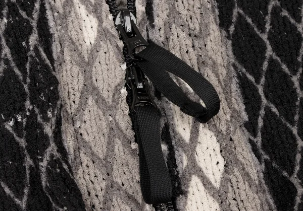 Jean Paul GAULTIER FEMME Print Mesh Knit Cardigan K-135602_011