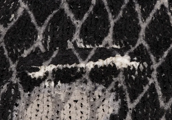 Jean Paul GAULTIER FEMME Print Mesh Knit Cardigan K-135602_015