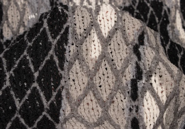 Jean Paul GAULTIER FEMME Print Mesh Knit Cardigan K-135602_017