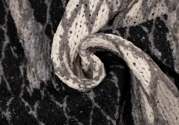 Jean Paul GAULTIER FEMME Print Mesh Knit Cardigan K-135602_018