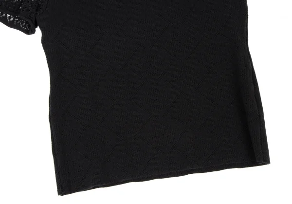 ジャンポールゴルチエ ファムJean Paul GAULTIER FEMME コットンレースセットアップ 黒40 K-135607_006