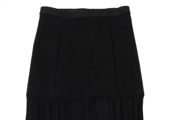 ジャンポールゴルチエ ファムJean Paul GAULTIER FEMME コットンレースセットアップ 黒40 K-135607_013