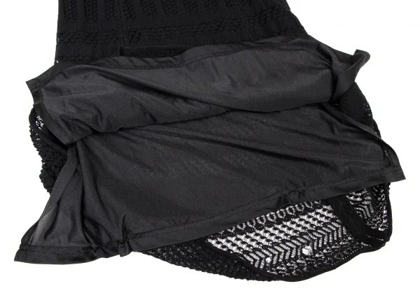 ジャンポールゴルチエ ファムJean Paul GAULTIER FEMME コットンレースセットアップ 黒40 K-135607_015
