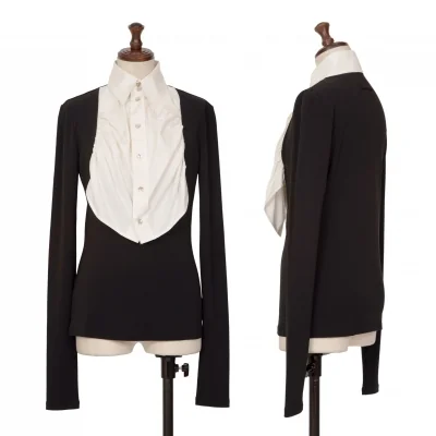 Jean Paul GAULTIER FEMME Gathered Shirt Switching Tops