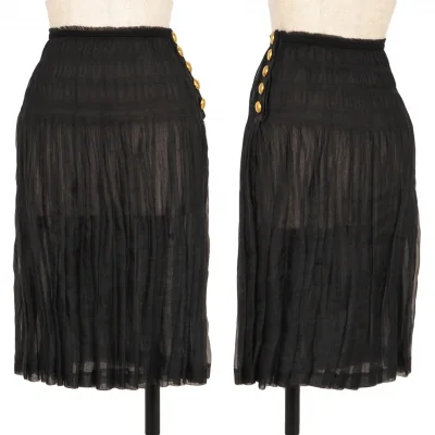 tao COMME des GARCONS See-through Pleated Skirt