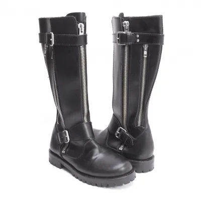 JUNYA WATANABE COMME des GARCONS Zip Design Leather Long Boots