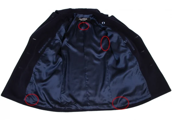 JUNYA WATANABE COMME des GARCONS Angola Wool Coat K-135692_015