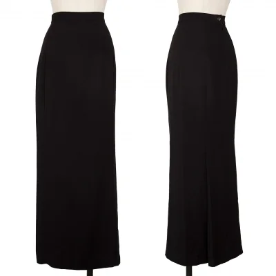Yohji Yamamoto NOIR Poly Back Slit Skirt
