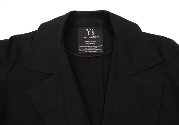 Y's Cotton Buttonless Jacket K-135716_003