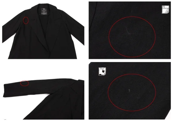 Y's Cotton Buttonless Jacket K-135716_005