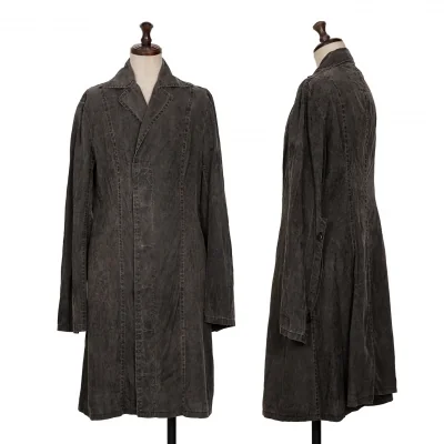Y's Dyed Silk Shirt Coat