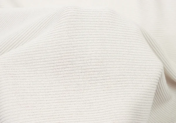イッセイミヤケISSEY MIYAKE 132 5. コットンポリリブ切替ハイネックニット オフホワイト2 K-135739_012