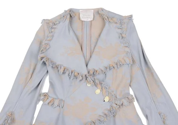 Vivienne Westwood Gold Label Floral Gobelin Fringe Design Jacket K-135755_003