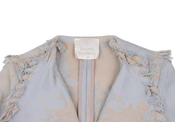 Vivienne Westwood Gold Label Floral Gobelin Fringe Design Jacket K-135755_004