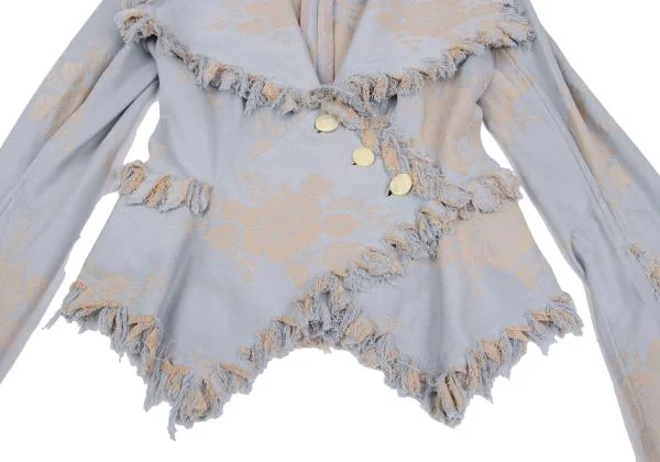 Vivienne Westwood Gold Label Floral Gobelin Fringe Design Jacket K-135755_008