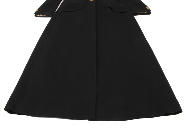 ヴィヴィアンウエストウッド レッドレーベルVivienne Westwood Red Label ウールロングコート 黒40 K-135756_010