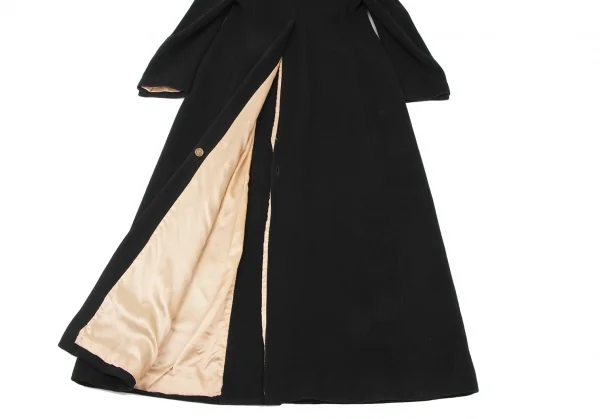 ヴィヴィアンウエストウッド レッドレーベルVivienne Westwood Red Label ウールロングコート 黒40 K-135756_014