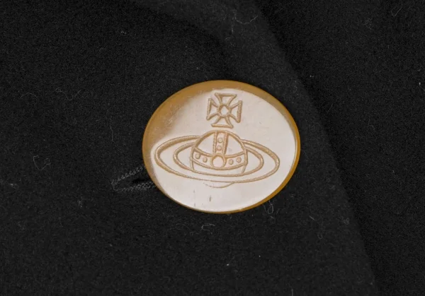 ヴィヴィアンウエストウッド レッドレーベルVivienne Westwood Red Label ウールロングコート 黒40 K-135756_006