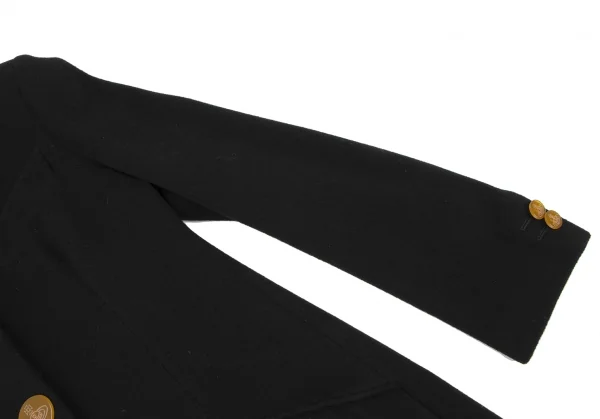 ヴィヴィアンウエストウッド レッドレーベルVivienne Westwood Red Label ウールロングコート 黒40 K-135756_008