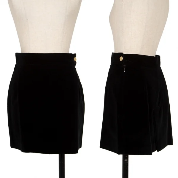 ヴィヴィアンウエストウッドVivienne Westwood 旧赤タグ ベロアセットアップ 黒40 K-135760_010