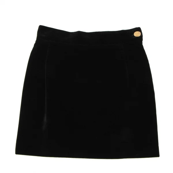 ヴィヴィアンウエストウッドVivienne Westwood 旧赤タグ ベロアセットアップ 黒40 K-135760_011