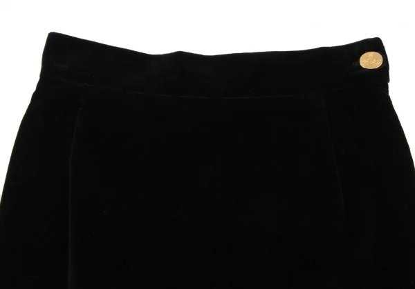 ヴィヴィアンウエストウッドVivienne Westwood 旧赤タグ ベロアセットアップ 黒40 K-135760_012