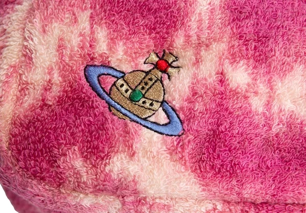 ヴィヴィアンウエストウッドVivienne Westwood パイルレオパードハンドバッグ ピンク K-135765_010